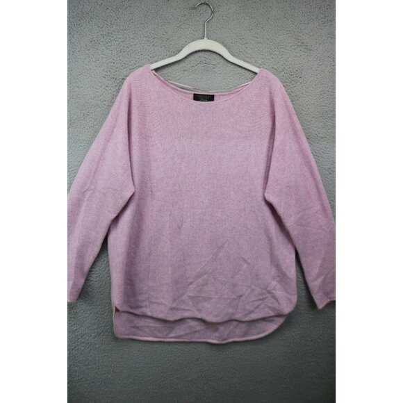 Charter Club Cashmere Luxury Purple Sweater-Size Large-Very Soft - Picture 1 of 10